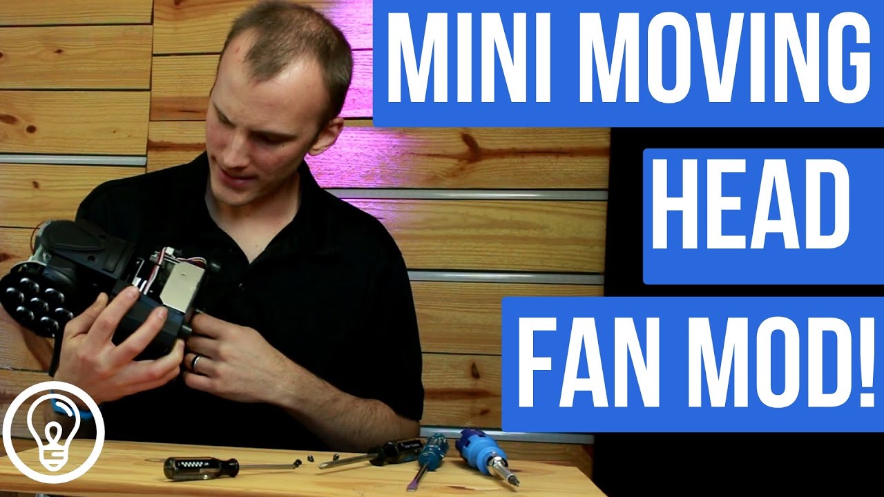 Tearing Down and Quieting a Mini Moving Head: Lixada MH Fan Mod