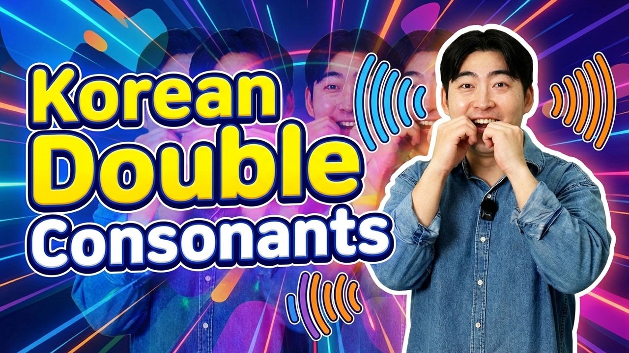 Lesson 5: Double Consonants in Korean (ㄲㄸㅃㅆㅉ) | Why Korean Sounds So Angry
