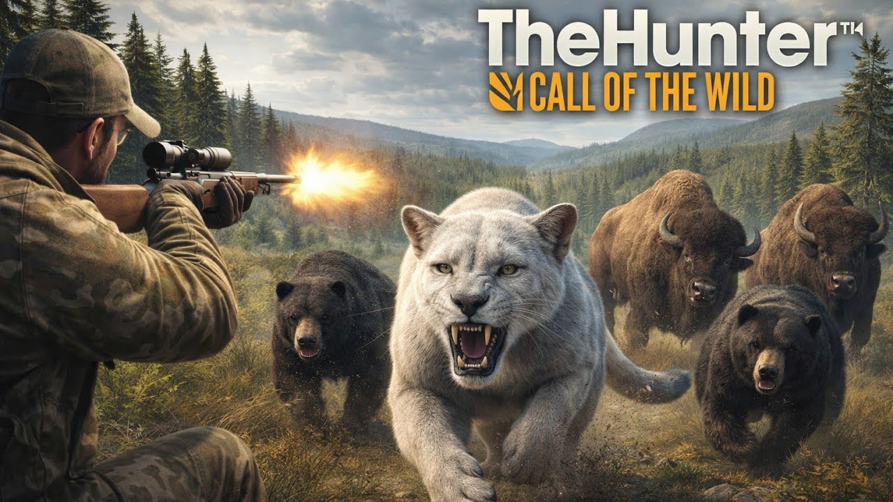 😱 ERA SĂ MOR! ATAC DE PUMĂ ALBĂ ȘI URȘI! | The Hunter: Call of the Wild 💥🐻