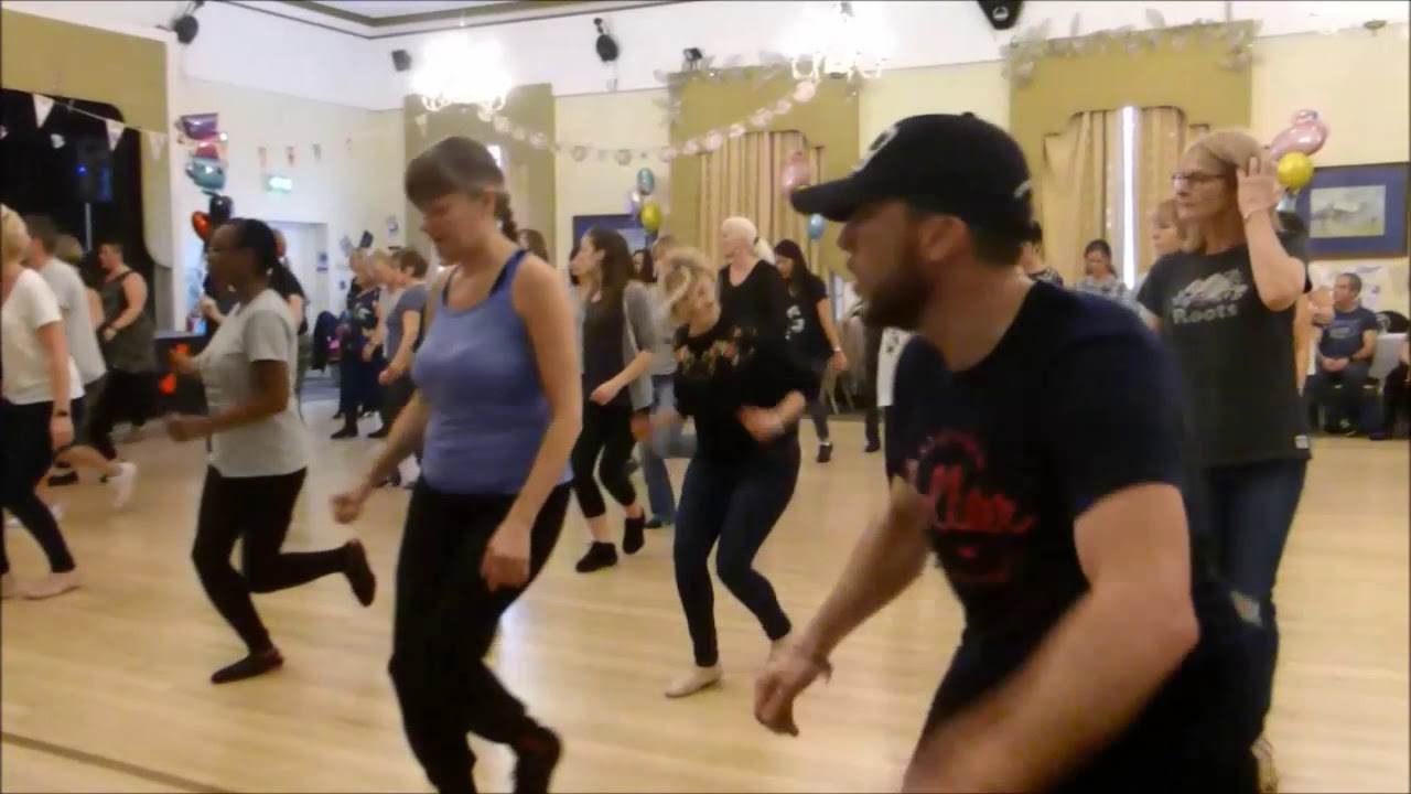 Finesse line dance by Rebecca Lee taught @CBA 2018 (filmed in Stoke)