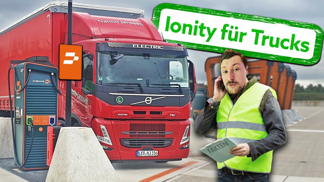 POV Ich lade einen Elektro-Truck bei Milence (Mercedes, Volvo, Scania & MAN Lade Joint Venture)