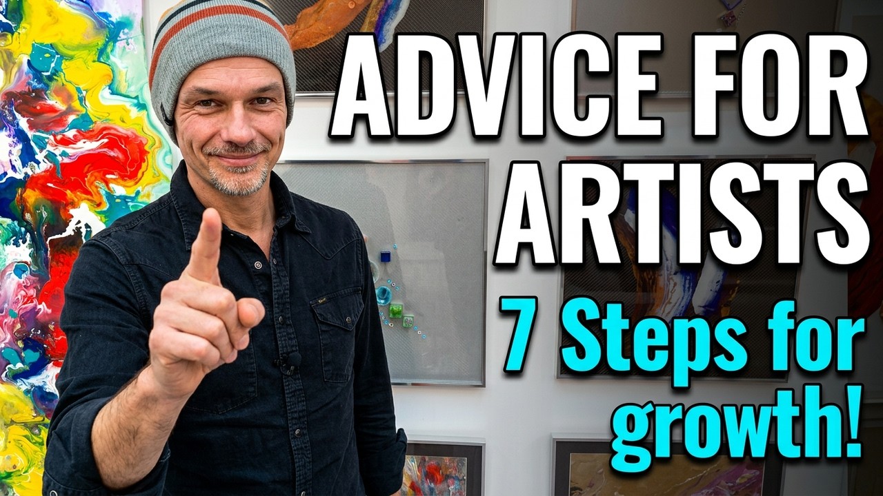 ADVICE AND TOP TIPS for artists - start growing and move forward!