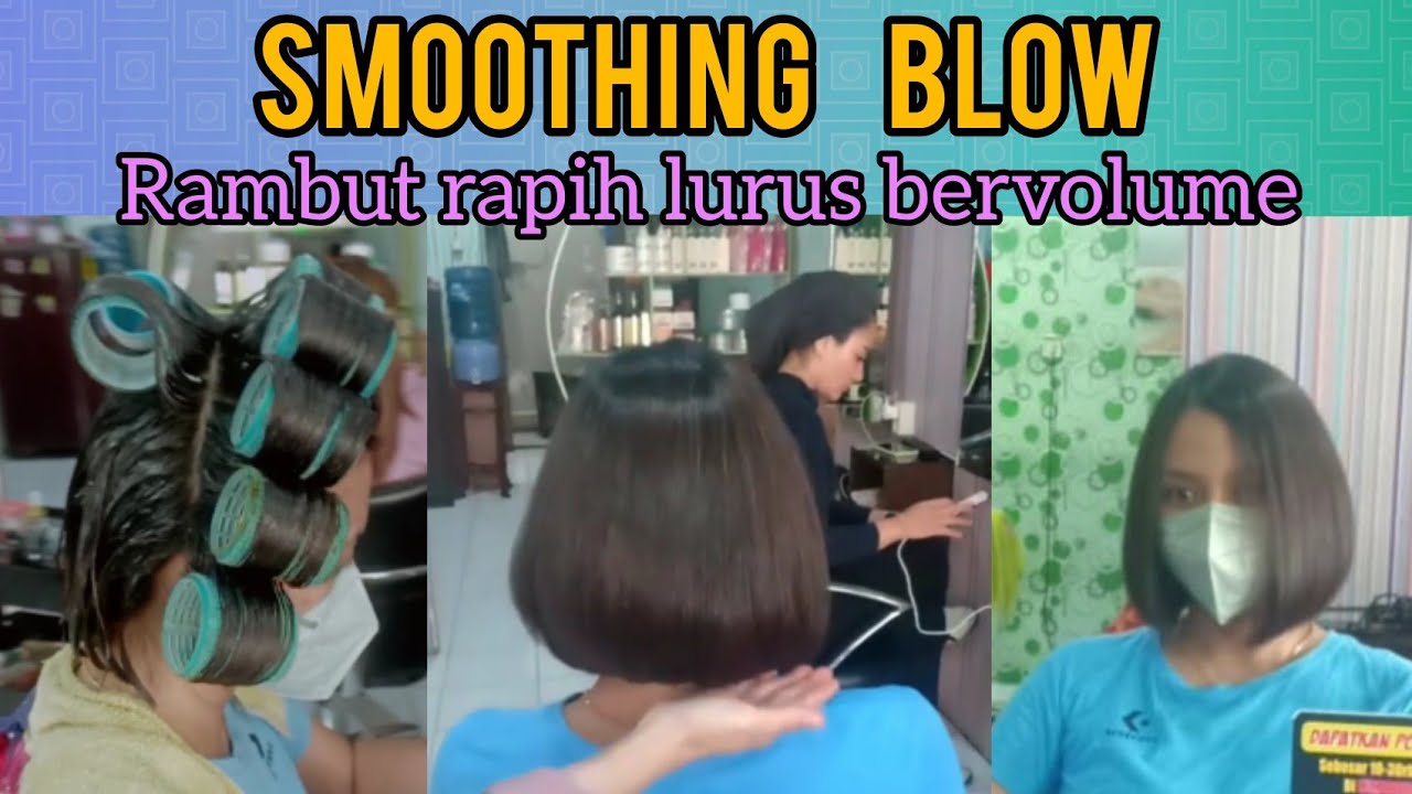 TUTORIAL SMOOTHING  BLOW | BLOW  PERMANEN #Smoothingblow #Digitalperm #Blowpermanen #Smoothing