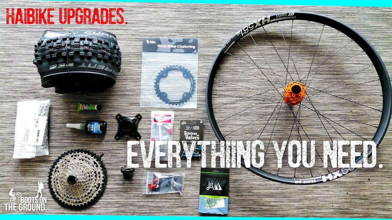 EMTB Haibike All MTN 7 - ALL PARTS YOU WILL NEED TO UPGRADE.
