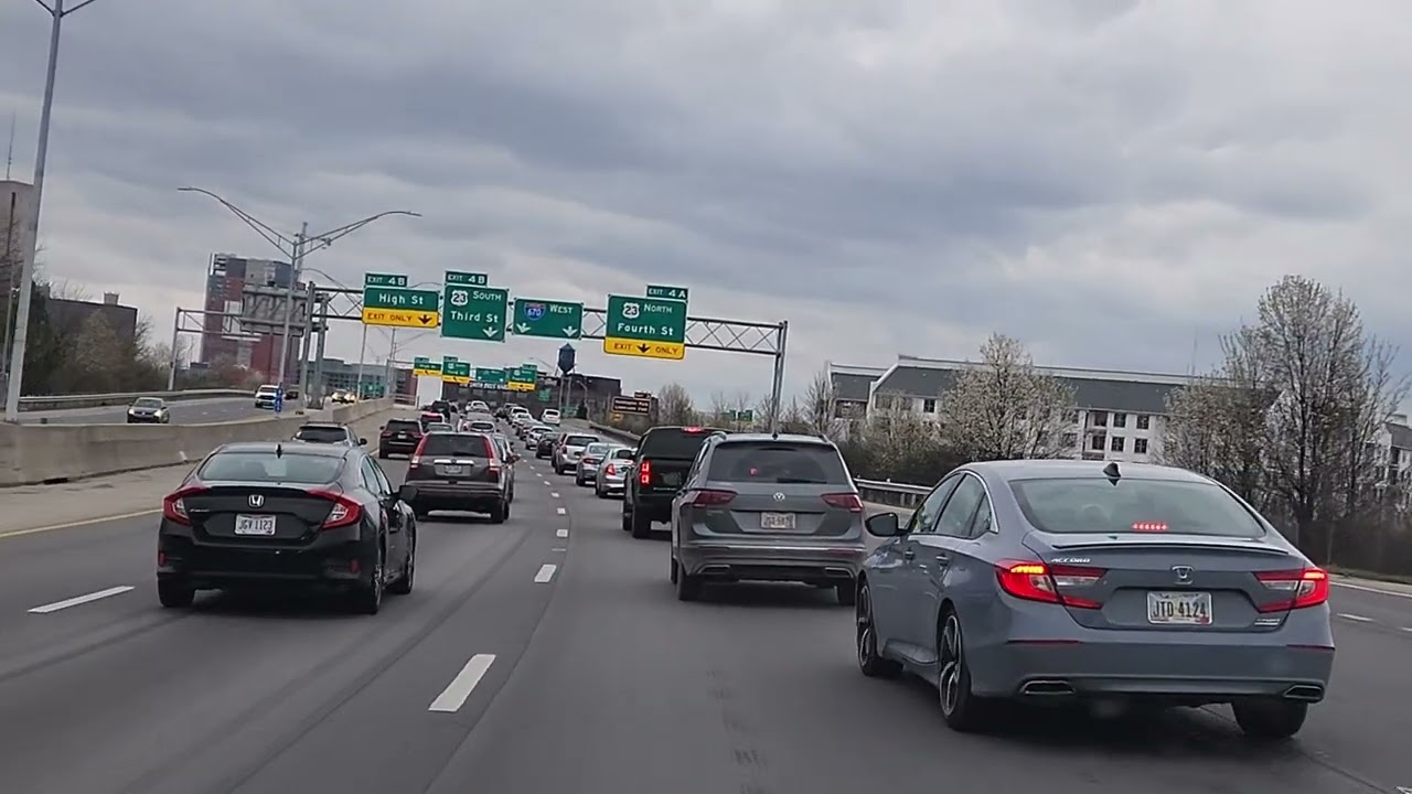 Driving from Columbus Ohio to Springfield Ohio