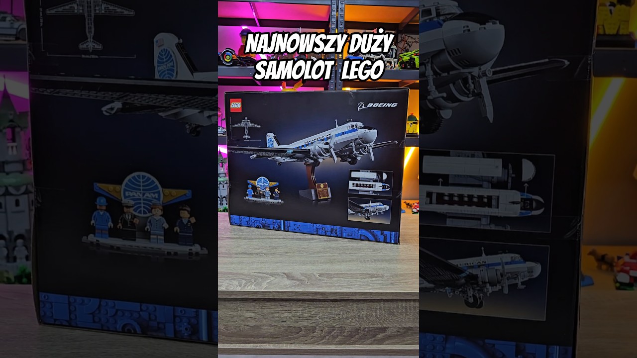 Najnowszy, duży samolot LEGO - Douglas PAN AM DC-3