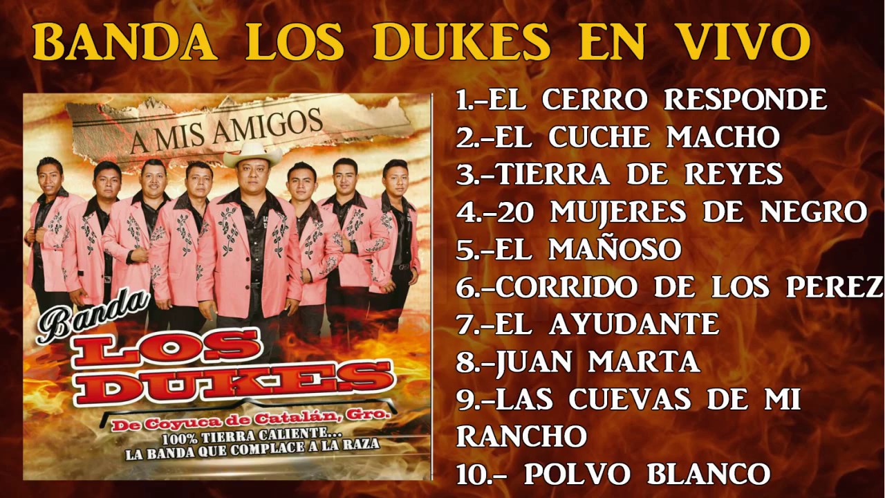 BANDA LOS DUKES EN VIVO 2017 CD COMPLETO