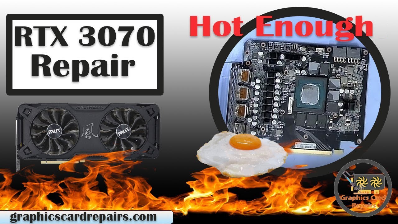 Fixing Palit RTX 3070 105&deg;C Frying Pan - GPU Overheating Solved.