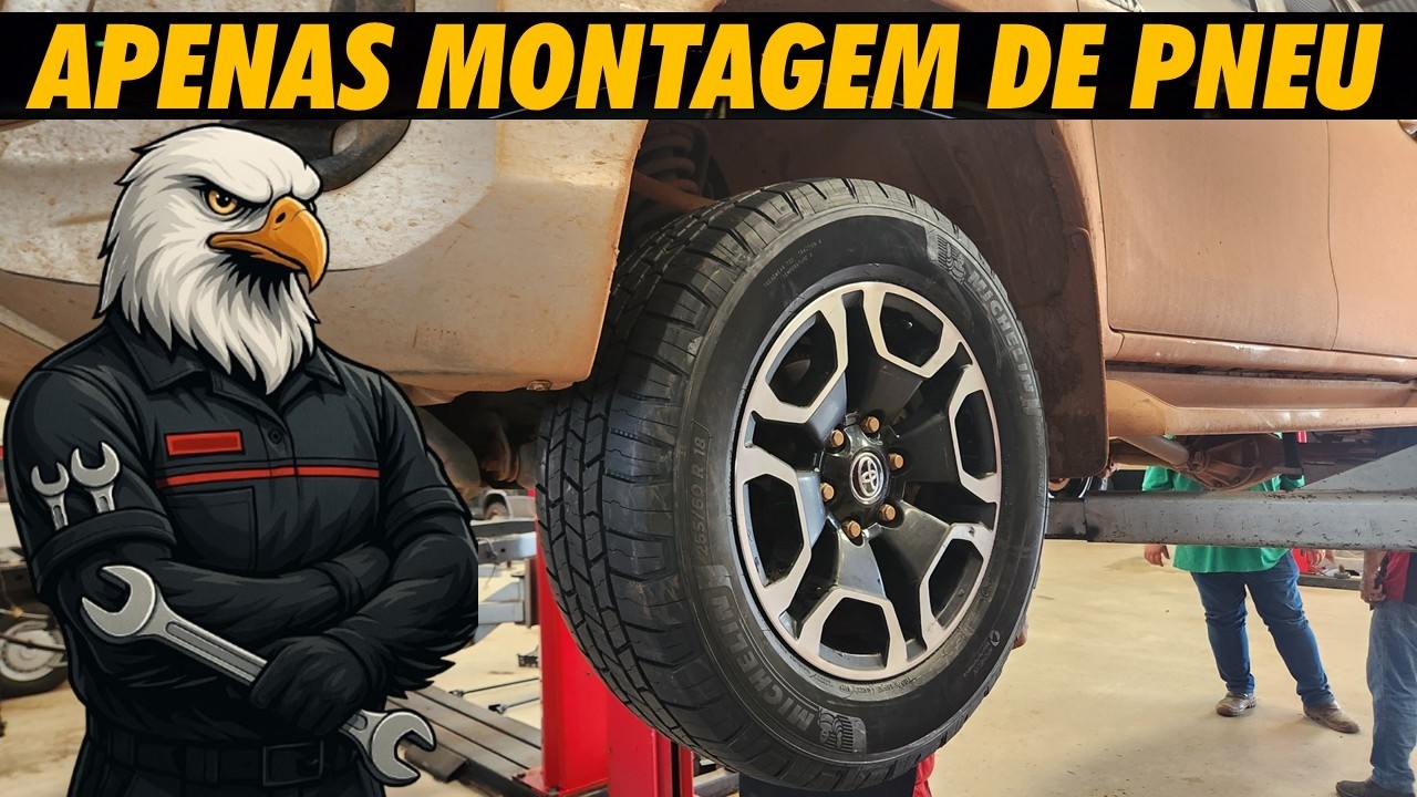 EP. 1447// Protocolo ÁGUIA Vai ALÉM! Montagem de PNEU!! Barulho na Roda. Graxa Cardam e MUITO MAIS!
