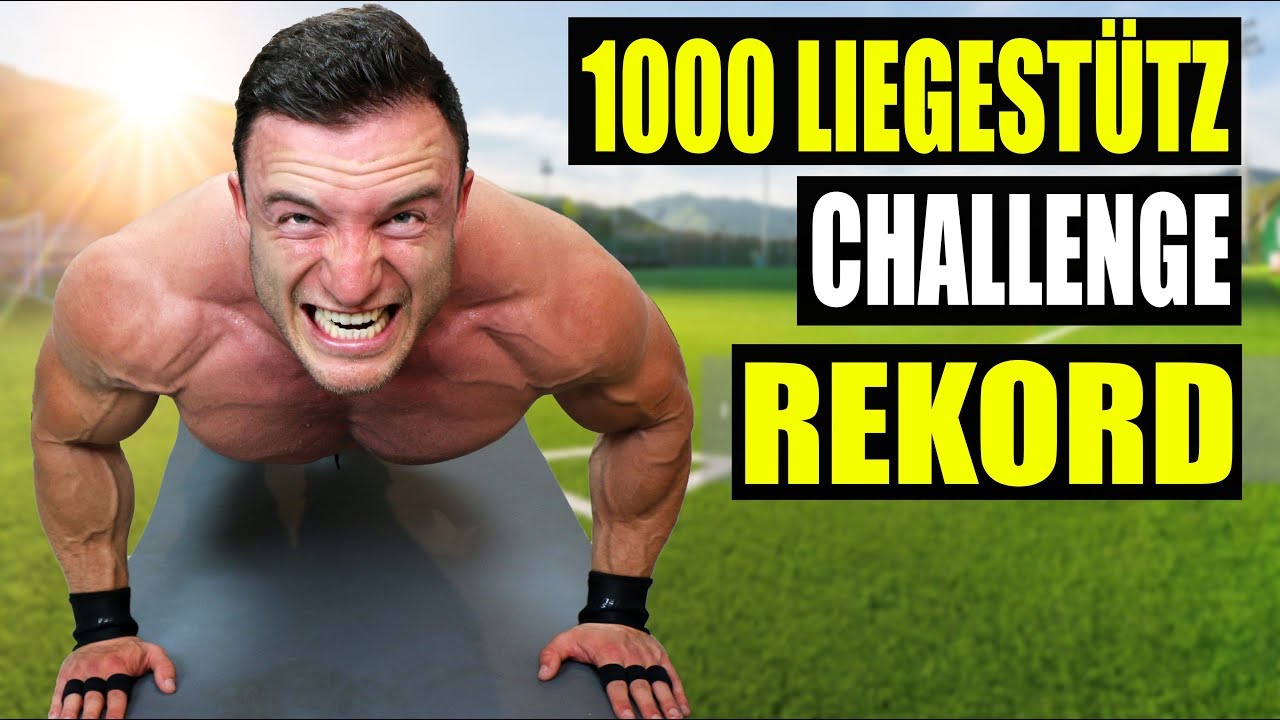 Sascha Huber macht 2000 Liegest&uuml;tze in 1 Stunde! | Die 1000 Liegest&uuml;tze Challenge
