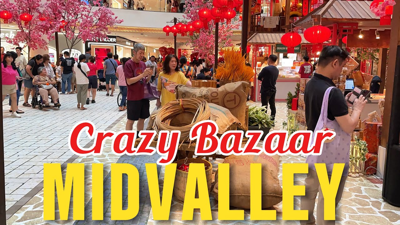 CNY Bazaar Vibes At Mid Valley Megamall 🇲🇾 | Acrobatic Music Event 😱🔥😳