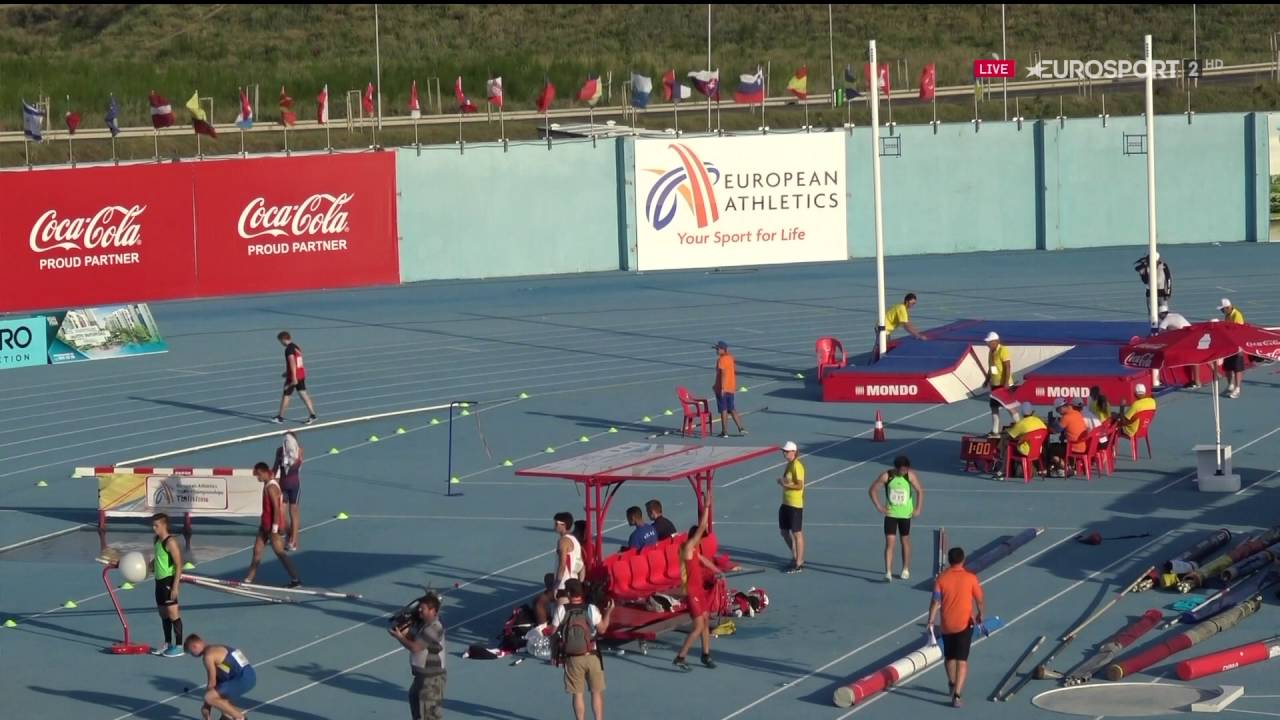 2016 Тарас Шевцов прыжки с шестом, финал чемпионата Европы U18 N,bkbcb