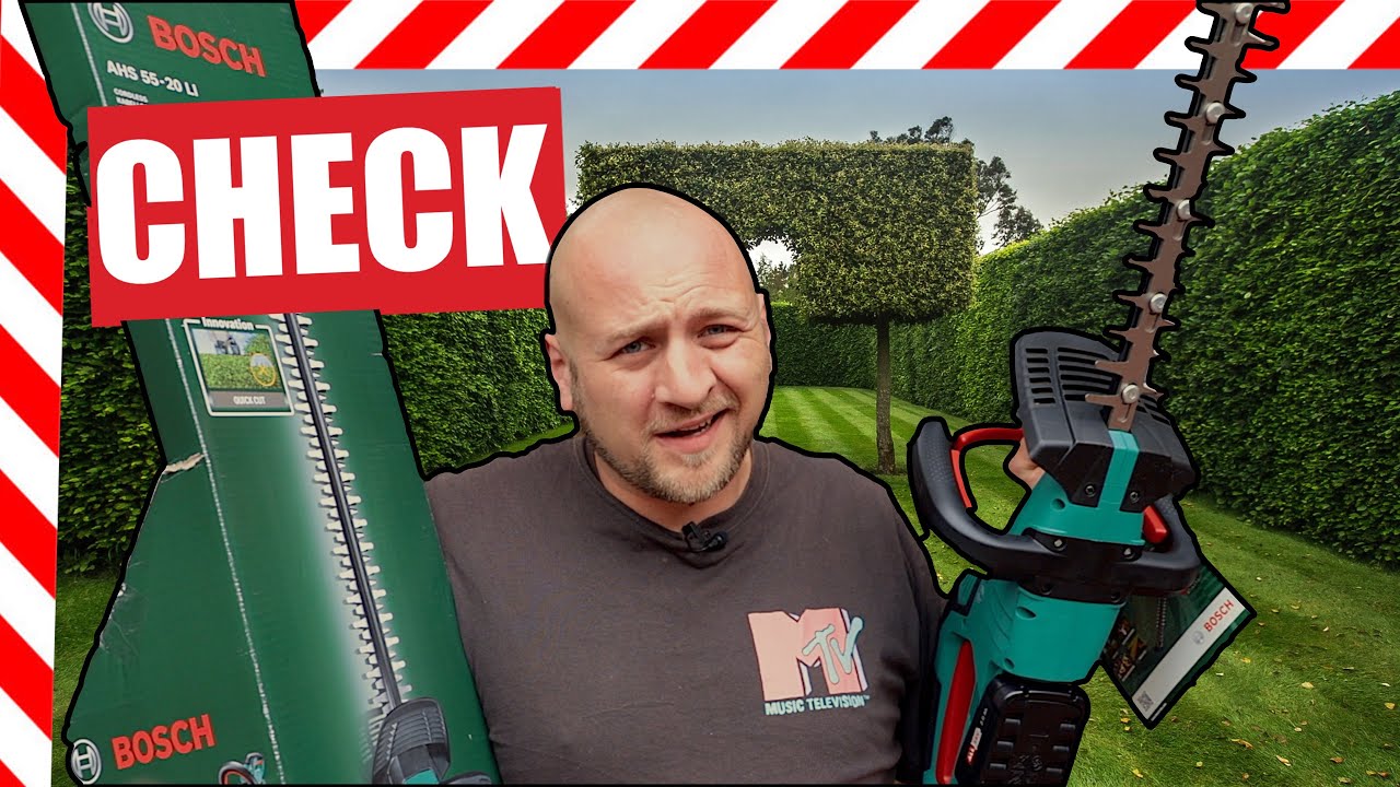 ✅BOSCH AKKU HECKENSCHERE TEST