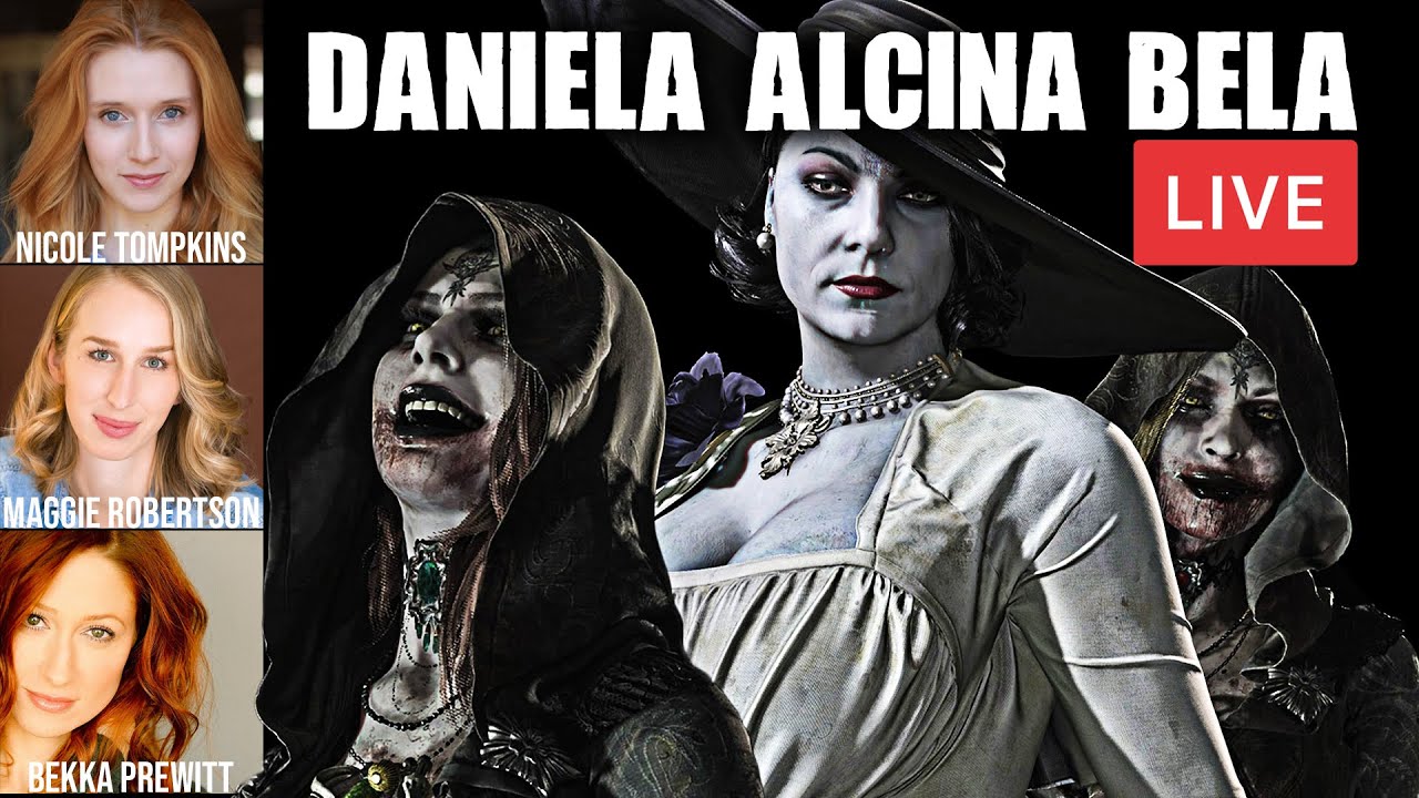 RESIDENT EVIL 8: VILLAGE || INTERVIEW w/ DANIELA, ALCINA, BELA DIMITRESCU Actors | ROE Podcast