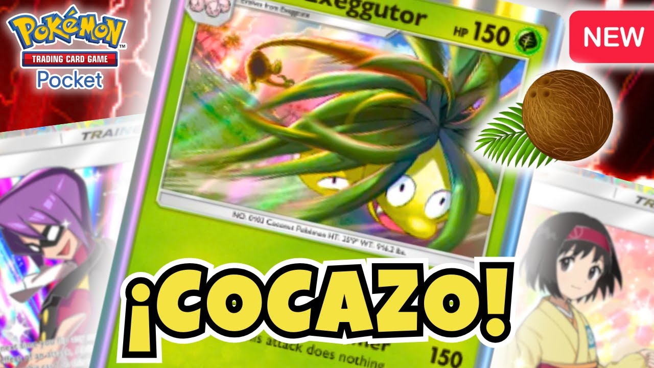 ¡Rompe partidas con UN SOLO GOLPE! Exeggutor está LOQUÍSIMO en Pokémon TCG Pocket!