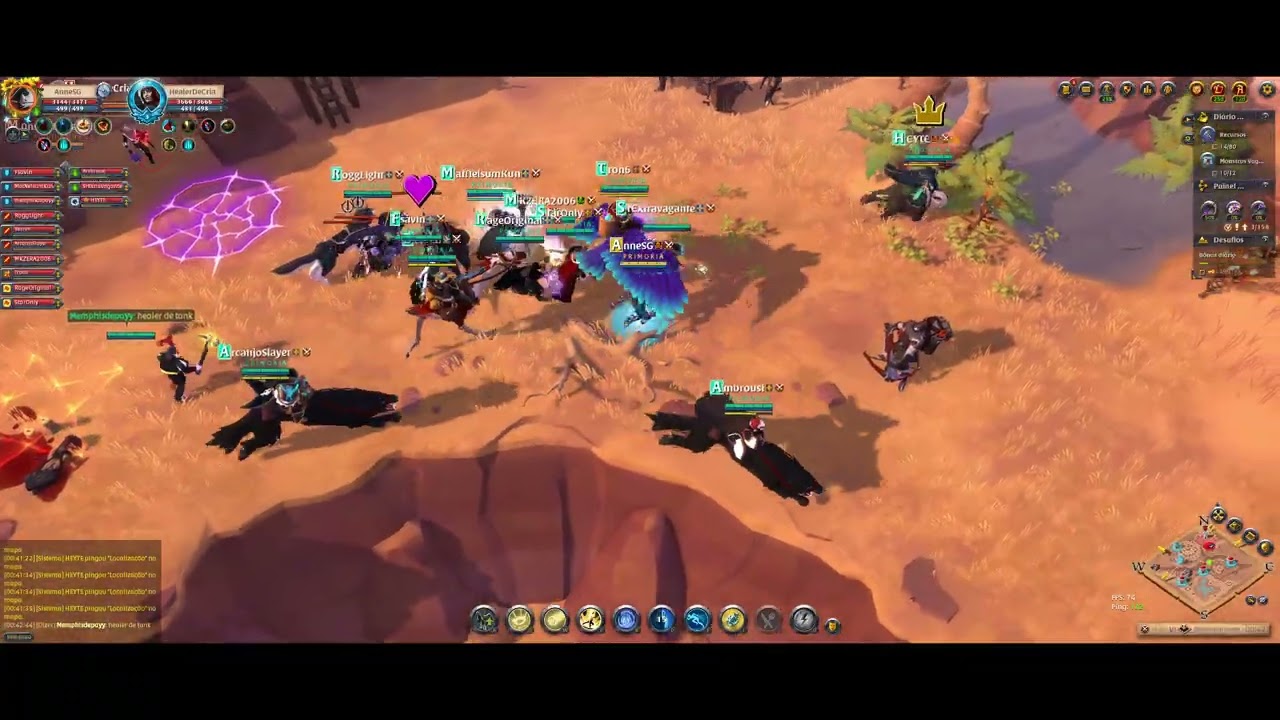 Albion - P R I M O R I A vs CAMBADA -.Healer Pov.