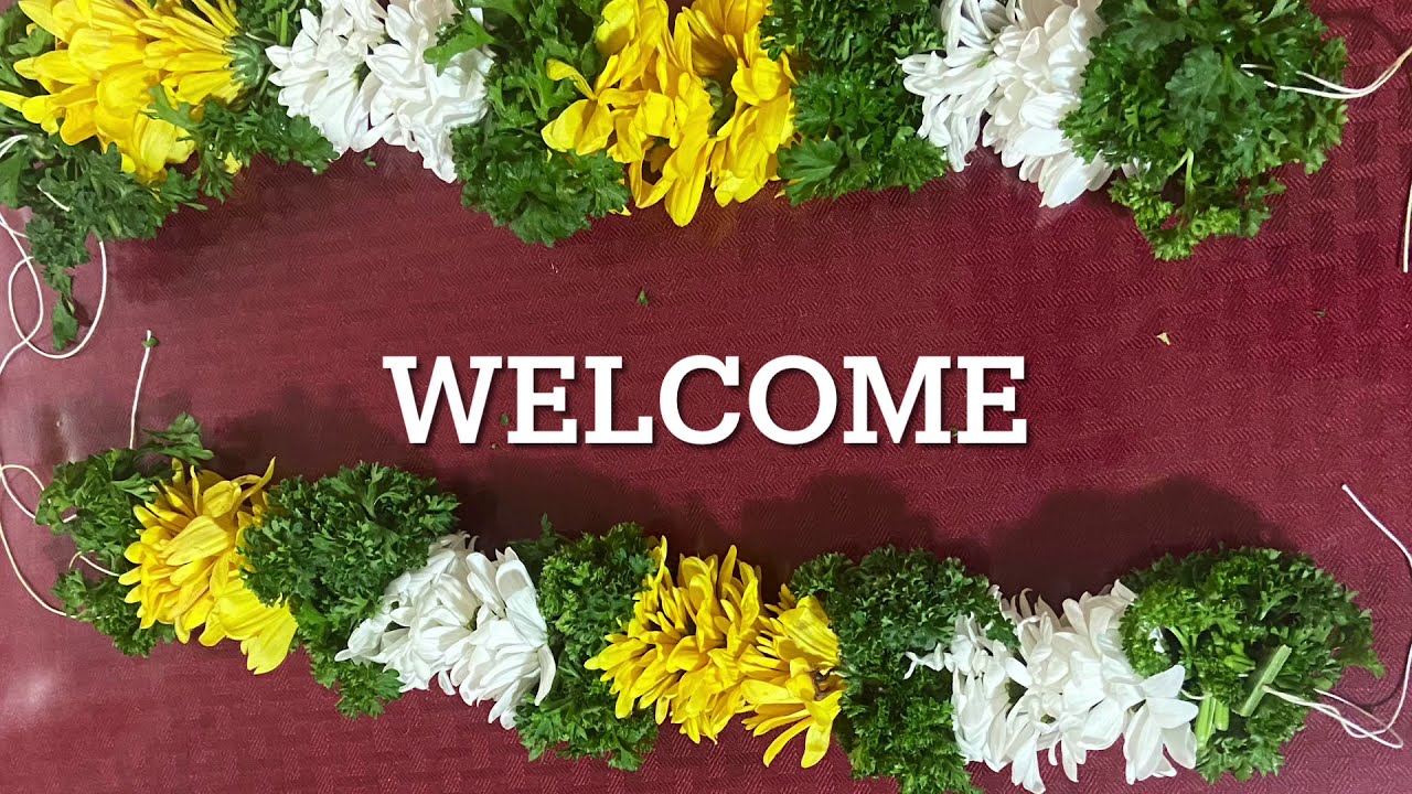 How To Make A Mixed Flower Garland #decoration #flowers