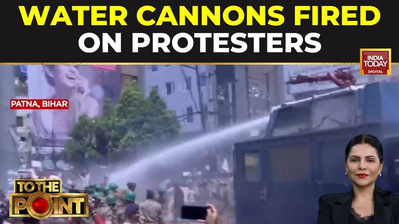 Bihar BPSC Protest Escalates: Police Fire Water Cannons On Aspirants Protesting In Patna