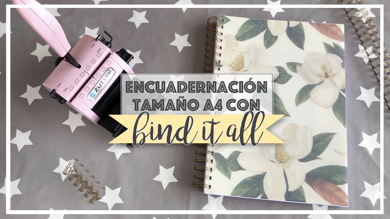 Encuadernación en A4 con BInd-It-All