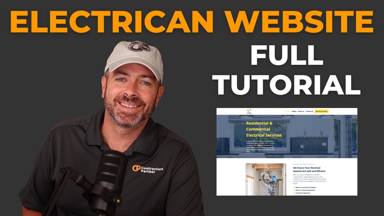 How to Build an Electrician Website | Complete Step-by-Step Tutorial