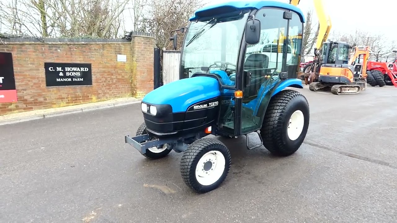 NEW HOLLAND TC27D COMPACT TRACTOR WALKROUND VIDEO