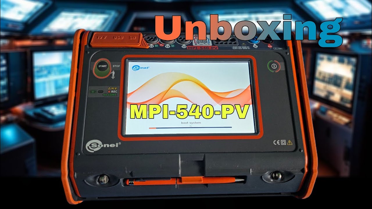 Unboxing Sonel MPI-540-PV