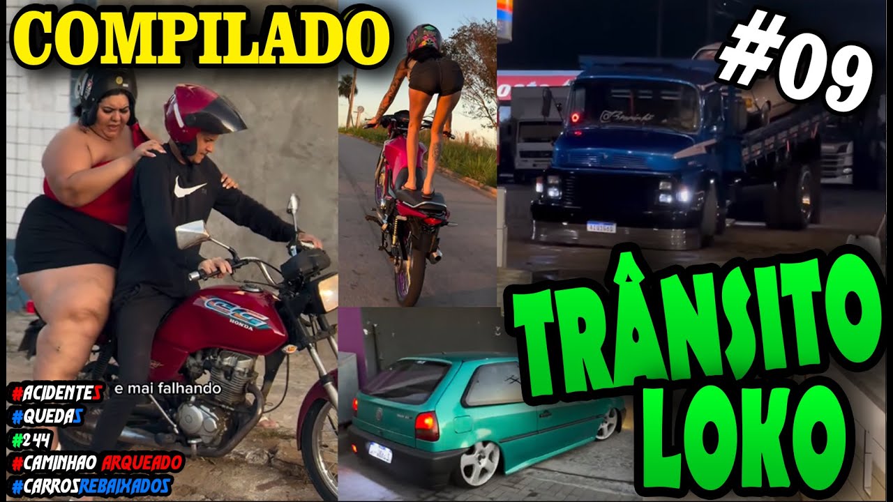 TRÂNSITO LOKO #09 #carros #motos #caminhões #grau #carrosrebaixados