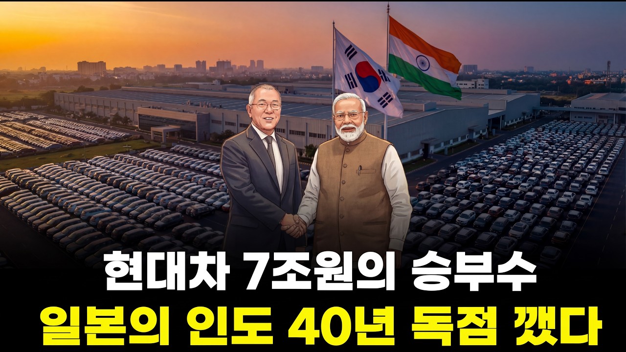 현대차 인도 정벌 | 정의선의 7조 원 승부, 일본 40년 천하를 뒤집다