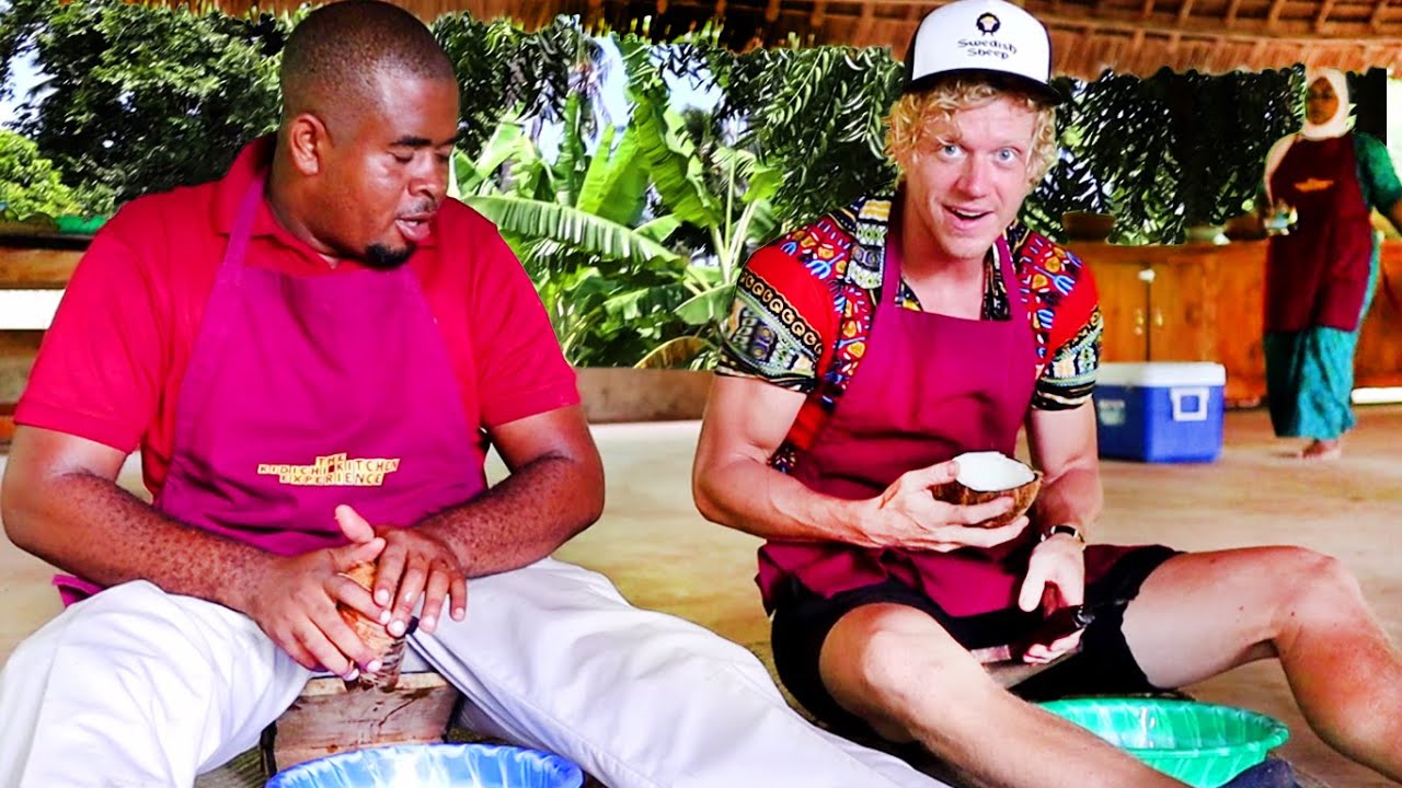 THIS Is What they EAT in AFRICA! (ZANZIBAR, TANZANIA!! 🇹🇿)