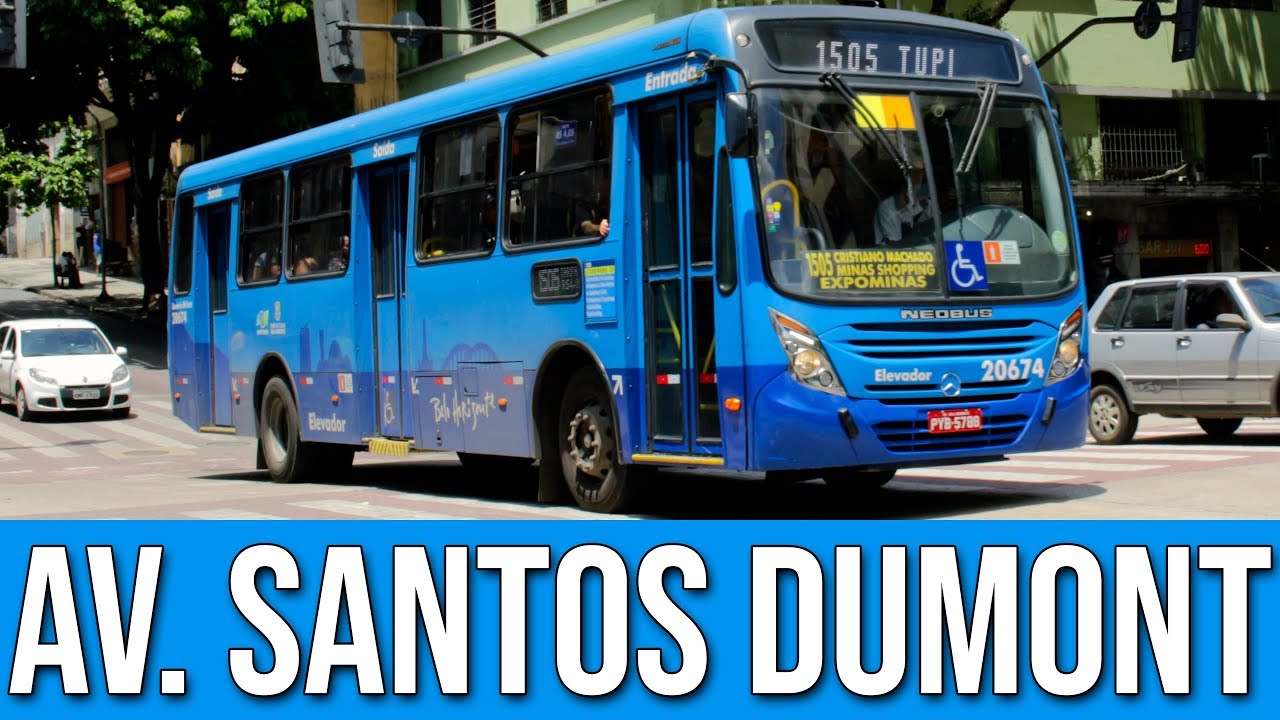 Avenida Santos Dumont (Belo Horizonte) - Movimentação de Ônibus #115