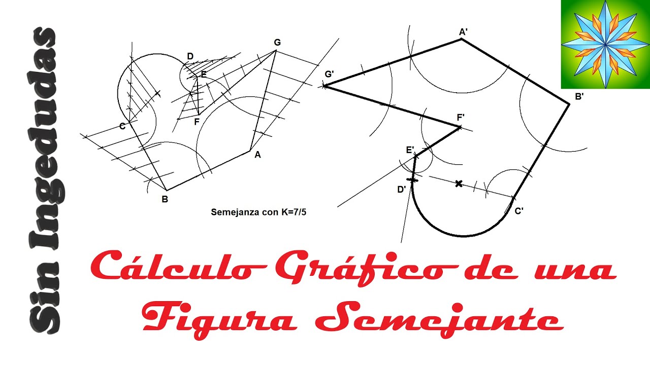 Obtenci&oacute;n de una figura semejante gr&aacute;ficamente | Dibujo T&eacute;cnico | Sin Ingedudas