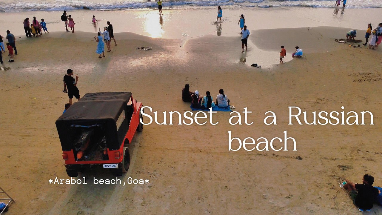 Sunset at Goa@ Arambol beach