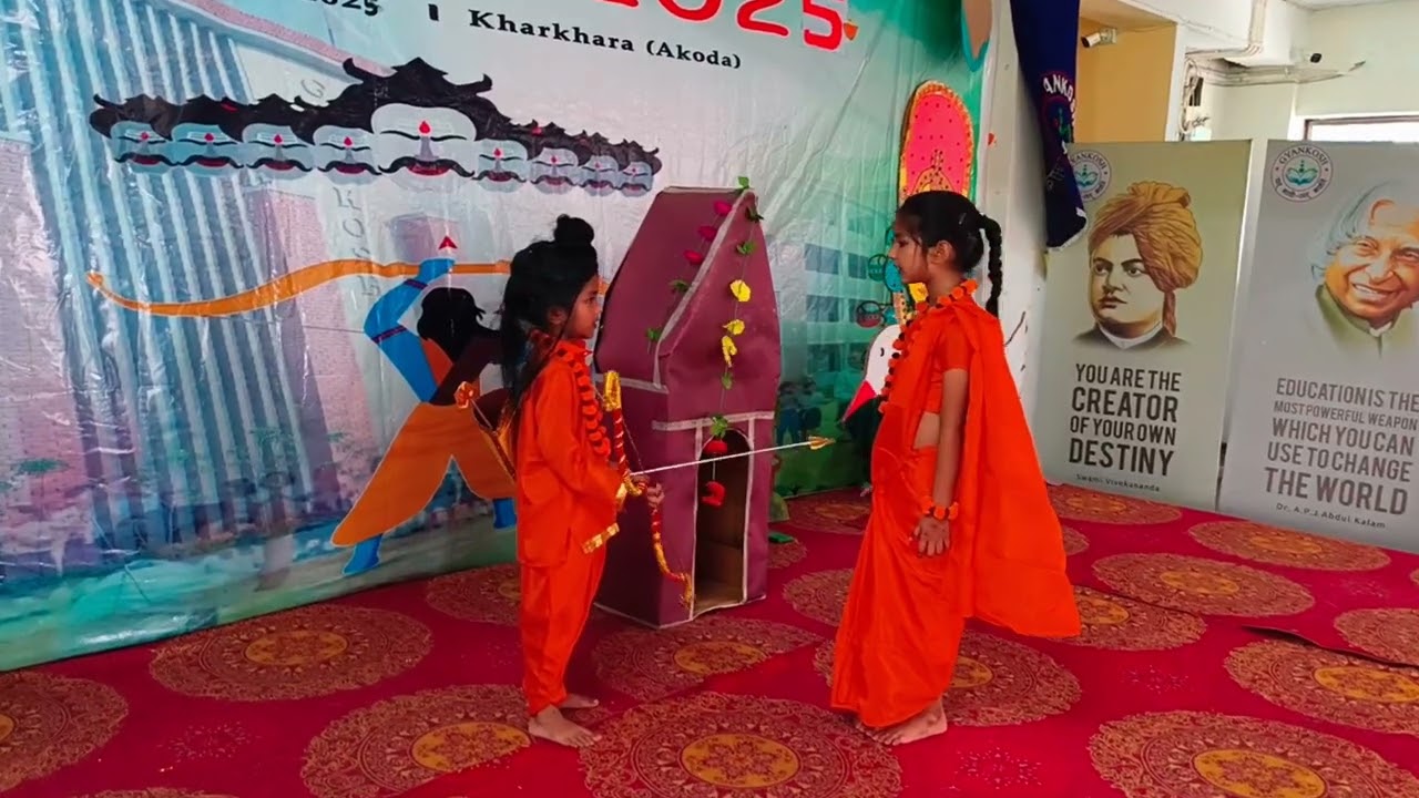 RAMAYAMANCHAN #dussehra2025 #gyankoshaglobalschool