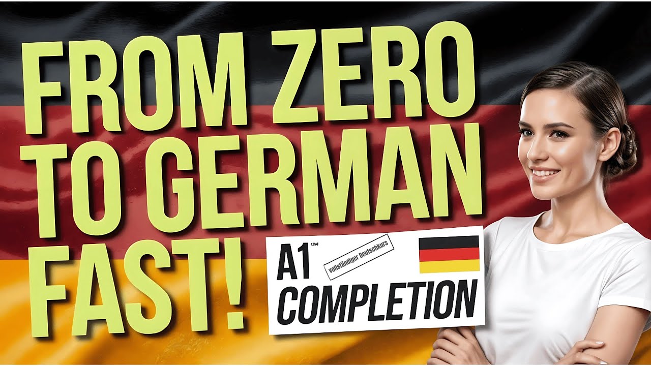 🇩🇪 Learn German A1.1 FAST! (Best Method for Total Beginners)