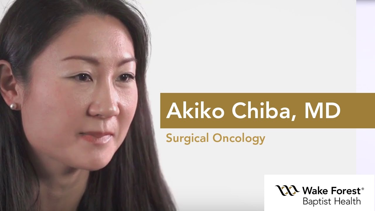 Akiko Chiba, MD - Surgical Oncology at Wake Forest Baptist Health