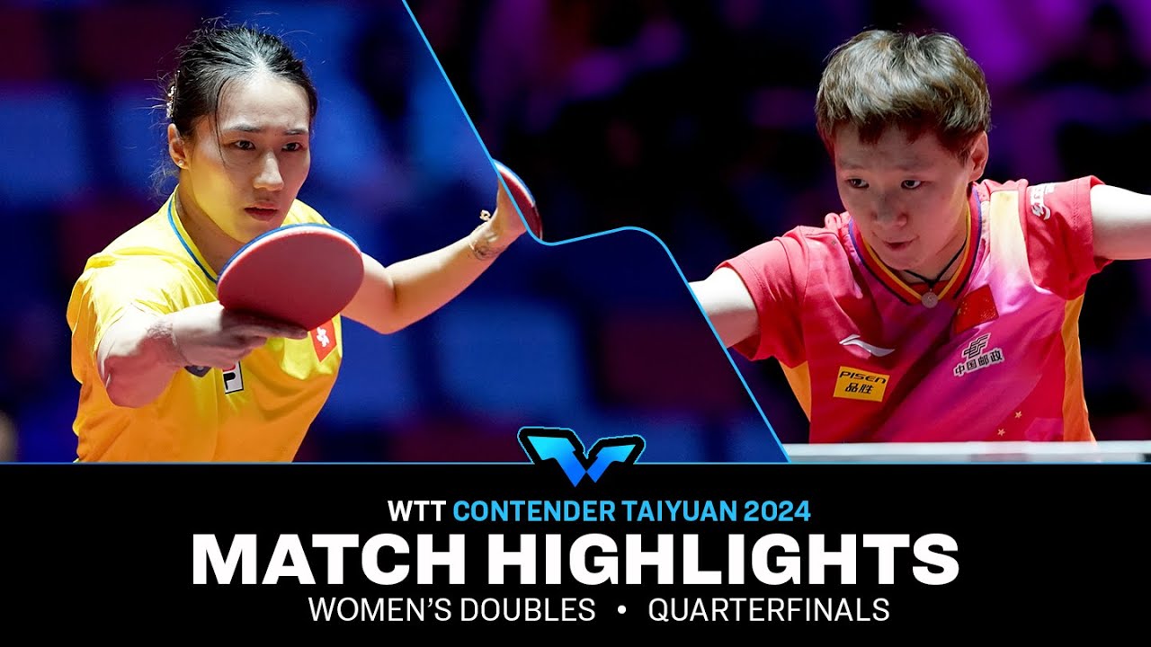 Chen/Wang vs Zhu/Lee | WD QF | WTT Contender Taiyuan 2024