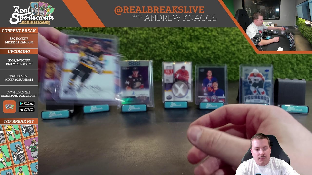 KIRILL PUCK BONUS- $39 Upper Deck Hockey Mixer #1 Random Teams
