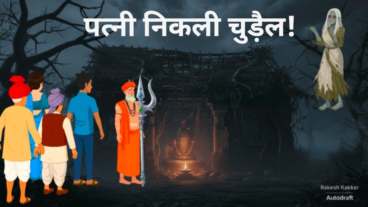 पत्नी निकली चुड़ैल | Wife Became Witch | Hindi Stories | Moral Stories in Hindi | Cartoon Hindi