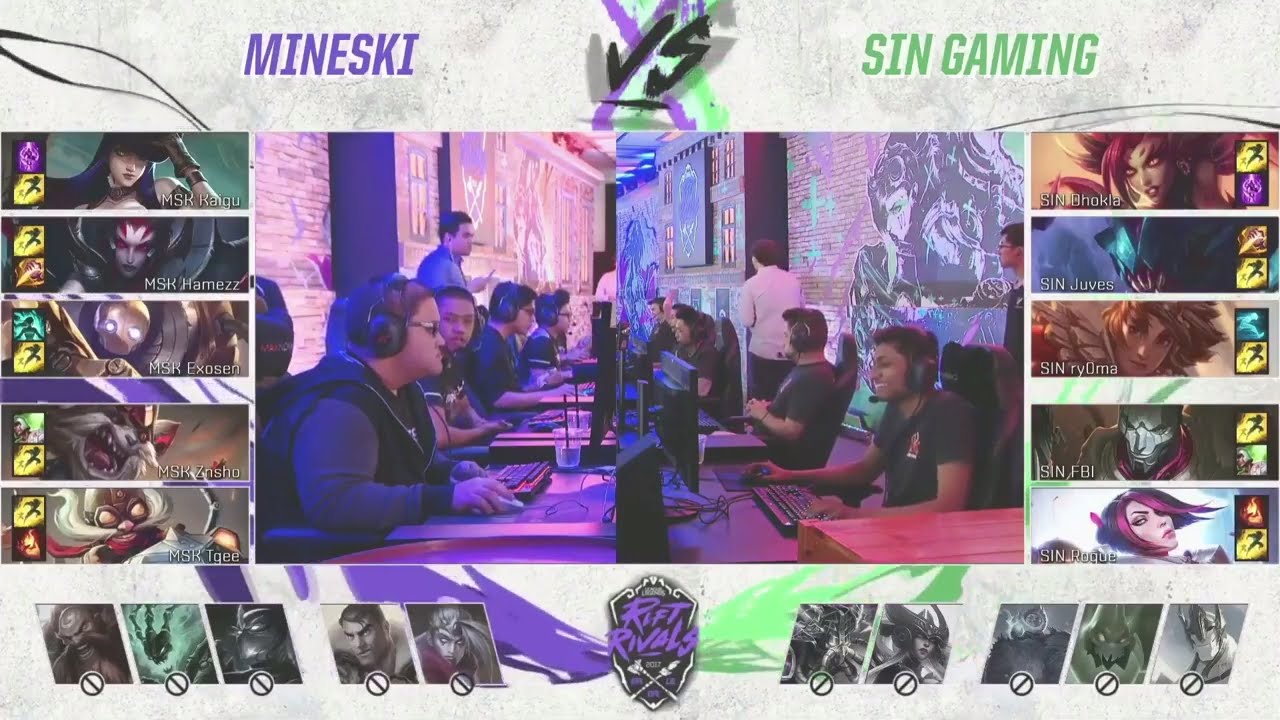Mineski (MSK) vs Sin Gaming (SIN) Highlights Day 2 Rift Rival 2017