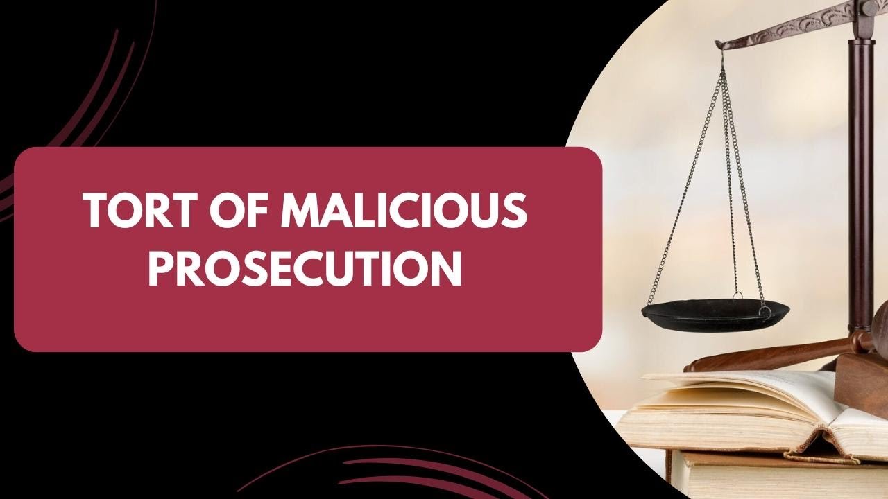 Malicious Prosecution || Trespass To Person || law of tort #lawfulnotes #law #share