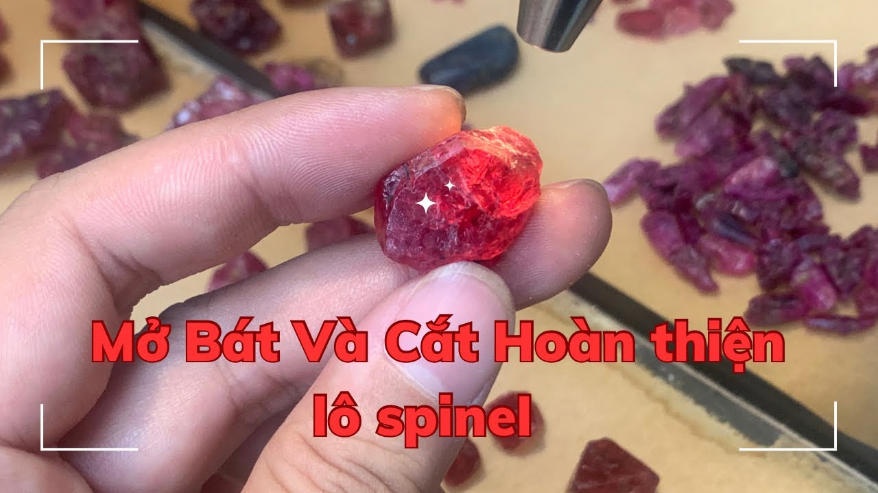 Tập 12: #Kiến_thức_đá_quý. Mở bát và hoàn thiện lô spinel mua tập 11. Ae cùng Tùng xem chi tiết nhé.