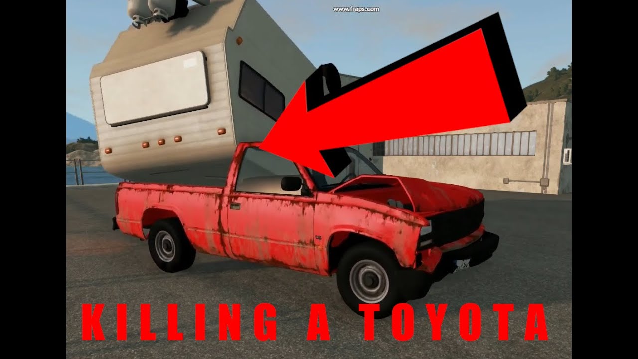 BeamNG Drive - Top Gear style Gavril D-Series CRASH TEST (Killing a Toyota)