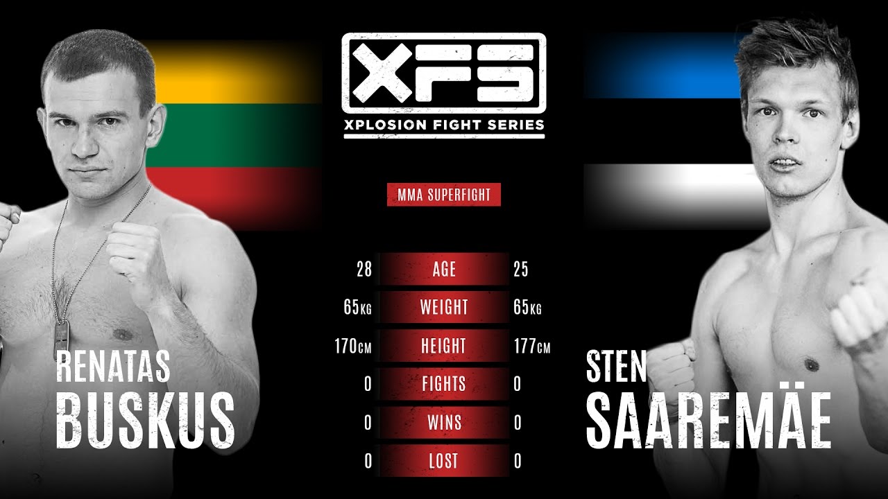 STEN SAAREMÄE (EST) vs RENATAS BUŠKUS (LIT) | XFS 21.10.16