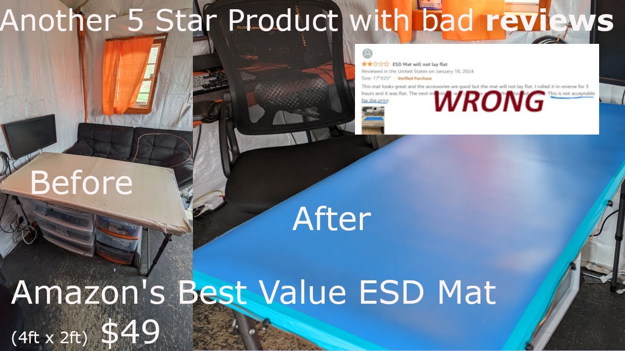 Workbench ESD Protection Upgrade: Amazon's Best Value ESD Mat