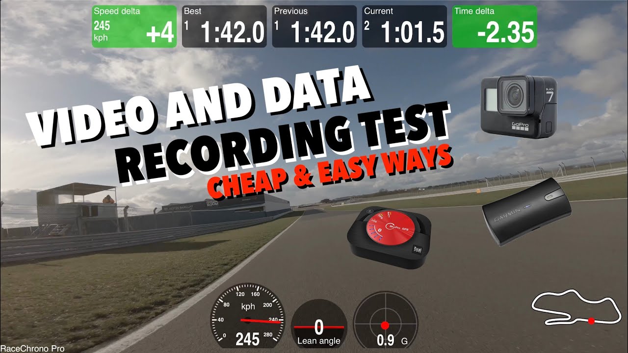 🇬🇧 MOTORBIKE TRACK DAYS: BEST, EASIEST AND CHEAPEST WAYS TO RECORD YOUR VIDEOS AND DATAS