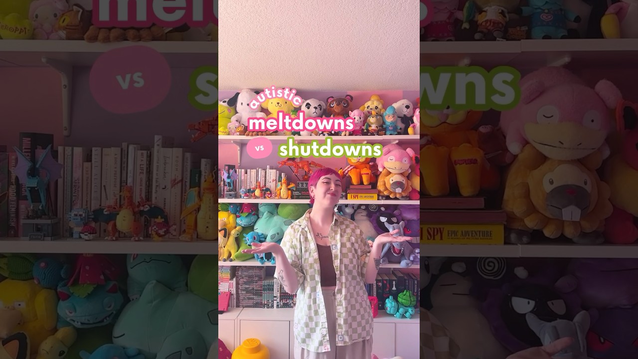 autistic meltdowns vs shutdowns 🌈 #autistic #autismawareness #actuallyautistic #shutdown #meltdown