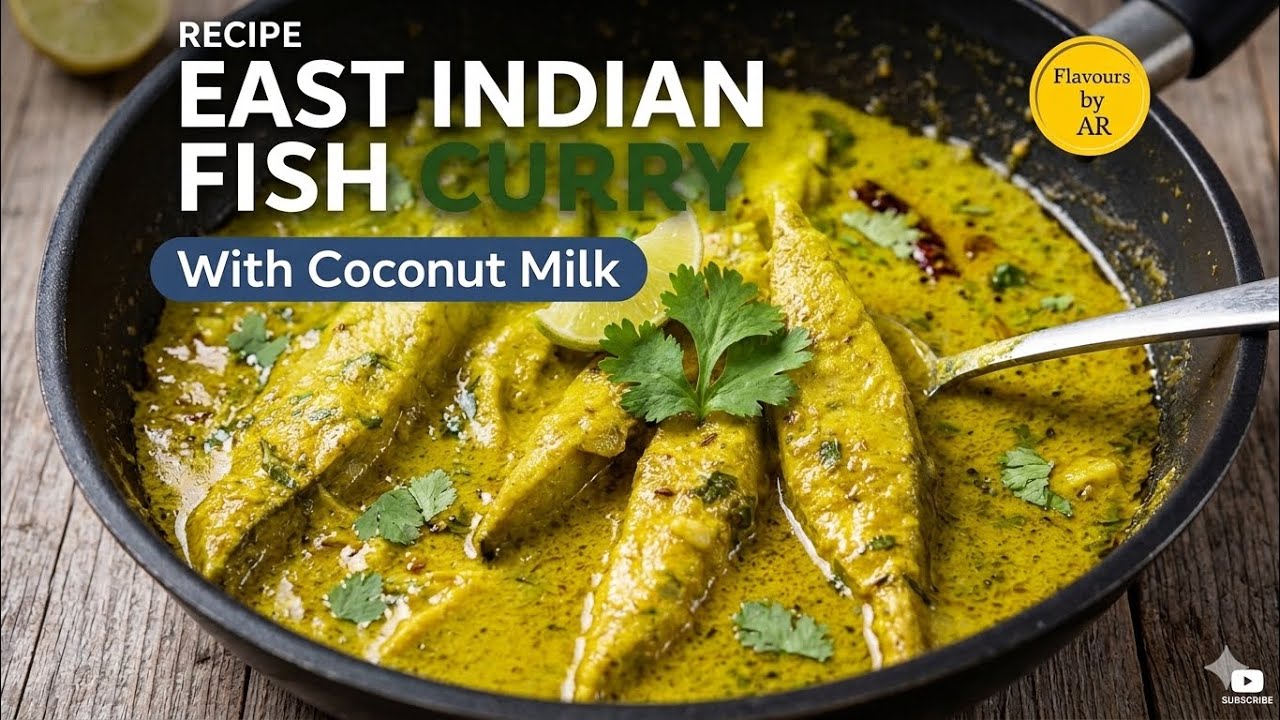 Easy East Indian Fish Curry with Coconut Milk | One Pan Recipe