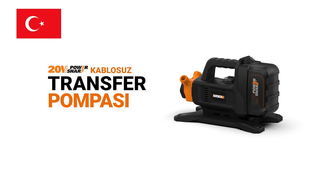 WORX WG 830E KABLOSUZ TRANSFER POMPASI TR
