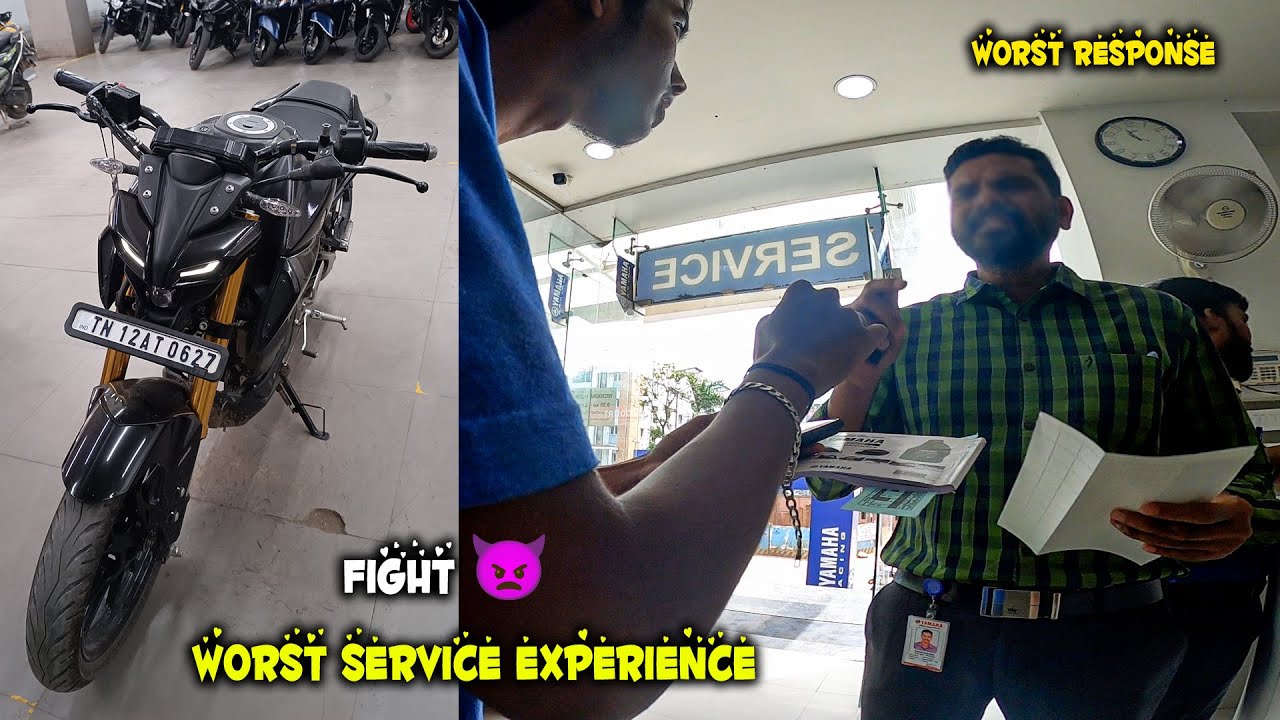 Worst experience in Yamaha Showroom🤬 | Big Fight👿 | MT-15 service 👎 | Tamil