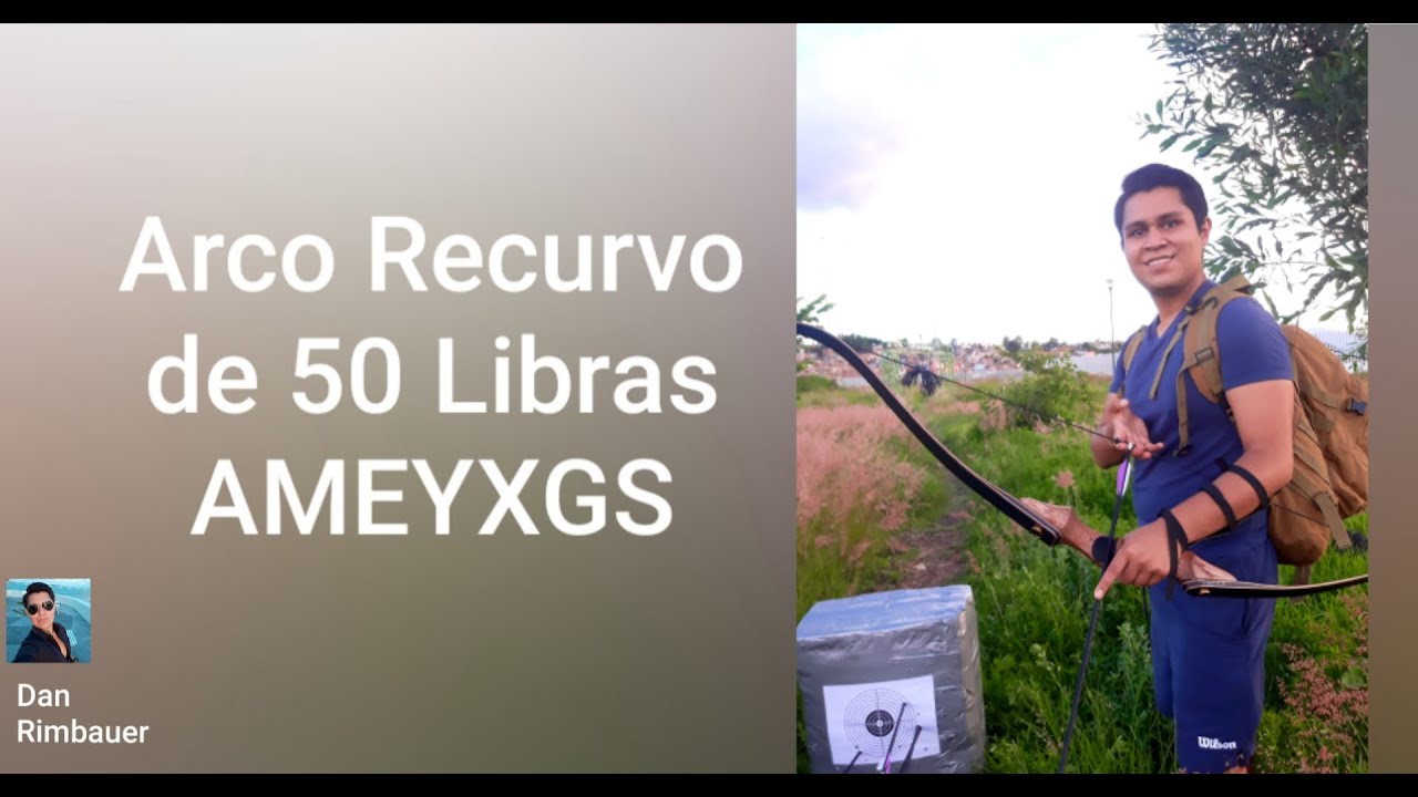 Arco recurvo desarmable de 50 libras AMEYXGS ( Unboxing y ensamblaje)